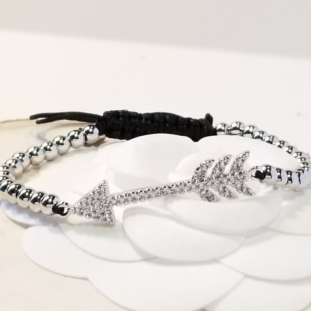 NEW Arrow Pave CZ Bracelet